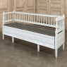 19th Century Swedish Neoclassical Painted Bench ~ Trunk
