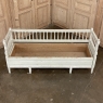 19th Century Swedish Neoclassical Painted Bench ~ Trunk