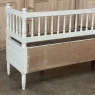 19th Century Swedish Neoclassical Painted Bench ~ Trunk
