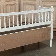 19th Century Swedish Neoclassical Painted Bench ~ Trunk