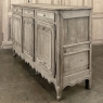 18th Century Country French Buffet ~ Trois Porte Enfilade in Stripped Oak