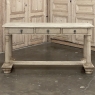 19th Century Rustic Neoclassical Sofa Table ~ Console in Stripped Oak
