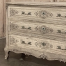 Antique Country French Commode ~ Chest of Drawers in Stripped Oak