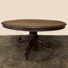19th Century French Renaissance Revival Dining Table ~ Center Table