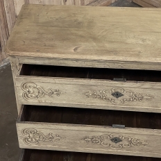 18th Century Country French Louis XV Commode ~ Chest of Drawers in Stripped Oak