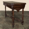 19th Century French Henri II Neoclassical Flip-Top Game Table ~ Console