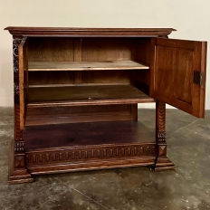 Pair 19th Century Flemish Renaissance Raised Cabinets ~ Buffets