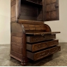 19th Century English Bookcase ~ Cylinder Secretary