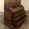 19th Century English Bookcase ~ Cylinder Secretary