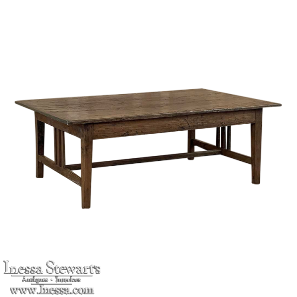 19th Century Arts & Crafts Rustic Chestnut Coffee Table