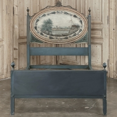 19th Century Dutch Neoclassical Louis XVI Painted Bed
