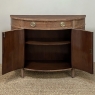 Mid-Century Neoclassical Revival Demilune Mahogany Cabinet ~ Console ~ Buffet