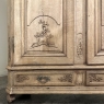 19th Century Liegoise Rococo Louis XV Armoire in Stripped Oak
