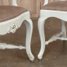 Pair Antique Swedish Painted Armchairs in the Queen Anne Style