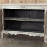 18th Century French Louis XV Painted Buffet with Serpentine Paneled Doors
