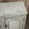 18th Century French Louis XV Painted Buffet with Serpentine Paneled Doors