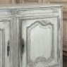 18th Century French Louis XV Painted Buffet with Serpentine Paneled Doors