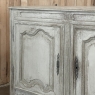 18th Century French Louis XV Painted Buffet with Serpentine Paneled Doors