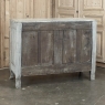 18th Century French Louis XV Painted Buffet with Serpentine Paneled Doors