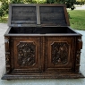 19th Century French Renaissance Trunk with Grape & Wheat Harvest