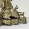 Pair 19th Century Bronze Candlesticks with Angels ~ Napoleon III Period