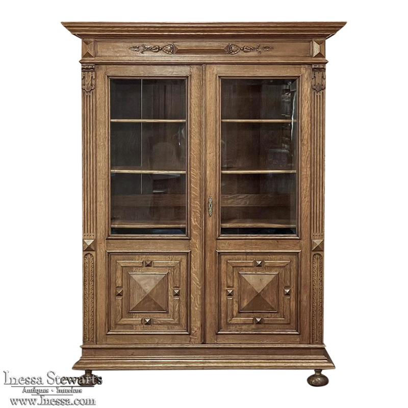 19th Century Flemish Neoclassical Bookcase