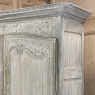 19th Century Country French Whitewashed Armoire from Normandie ~ Brittany