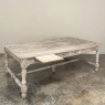 Antique French Rustic Neoclassical Executive Desk ~ Conference Table
