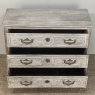 18th Century Country French Whitewashed Commode with Bronze Hardware