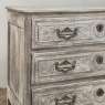18th Century Country French Whitewashed Commode with Bronze Hardware