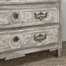 18th Century Country French Whitewashed Commode with Bronze Hardware