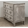 18th Century Country French Whitewashed Commode with Bronze Hardware