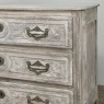 18th Century Country French Whitewashed Commode with Bronze Hardware