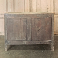 18th Century Country French Whitewashed Commode with Bronze Hardware