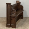 19th Century French Gothic Hall Bench ~ Pew