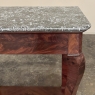19th Century French Louis Philippe Period Mahogany Marble Top Console