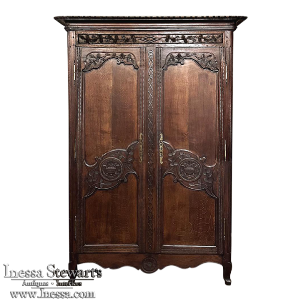 19th Century Country French Armoire ~ Wardrobe