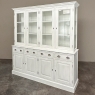 Grand Antique Neoclassical Painted Bookcase