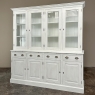 Grand Antique Neoclassical Painted Bookcase