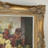 Antique Framed Still Life Signed Oil Painting on Canvas