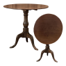 19th Century English Tilt-Top Walnut End Table