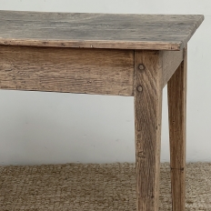 18th Century Country French Stripped End Table