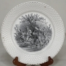 Set of Seven 19th Century Dutch Transferware Plates by P. Regout of Maastricht