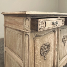 Antique Louis XV Country French Buffet in Stripped Oak