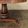 19th Century French Napoleon III Period Round Rosewood Center Table