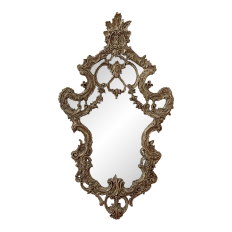 Antique Italian Baroque Giltwood Wall Mirror