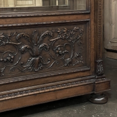 PAIR Antique Italian Renaissance Walnut Bookcases ~ Vitrines