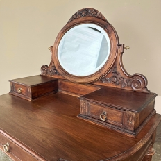 19th Century French Louis XVI Walnut Vanity