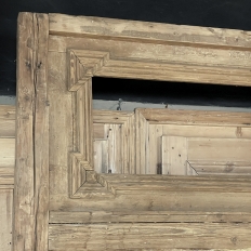 19th Century Stripped Door Frame with Transom