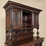 19th Century French Henri II Neoclassical Walnut China Cabinet ~ Cupboard